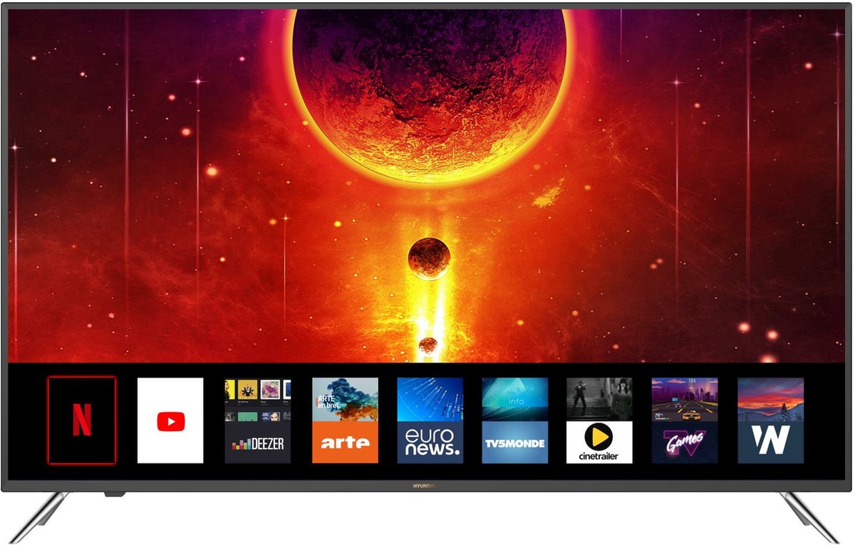Hyundai - Android Smart TV LED de 43″ Ultra HD