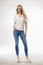 GARCIA Riva Dames Skinny Fit Jeans Blauw - Maat W32 X L32