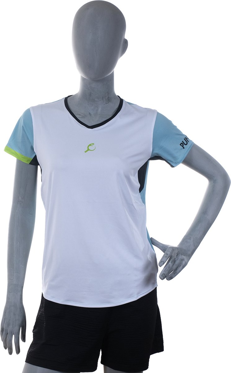 PUNTAZO Padel T-shirt Dames Sportshirt XXL groen Korte mouw