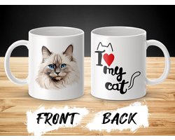 Mok Ragdoll cat - kat - I love my cat - cat lovers - katten