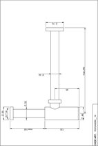 Royal plaza Visione design bekersifon 1.1/4 PVD koper 02