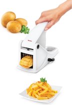 Metaltex - Frietsnijder - Frietmaker - Potato Plus - Kunststof - Wit - 36 frietjes - RVS messen