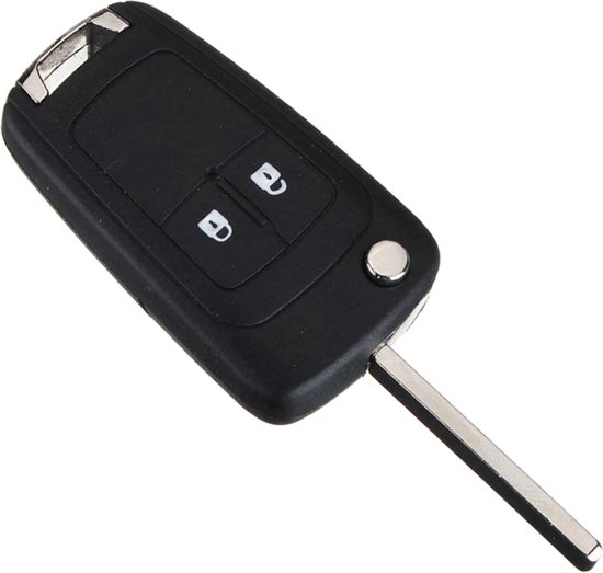 Étui à clés de voiture - Étui à clés - Pour clés de voiture Opel - Étui à clés de voiture de remplacement - 2 boutons - LOUZIR