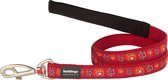 Rd Leiband Paw Impressions Rood-m 20mmx1,2m - Hond - Animal Boulevard - L4-pi-re-20 - Rood