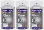 Spectrum - 3x300ML Anti-roest en Primer - Voordeelverpakking - Transparant - Binnen en buitenshuis