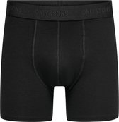 Only & Sons Onderbroek Onsfitz Solid Black Boxer 3pack Noo 22028589 Black Detail Black Waist Mannen Maat - L