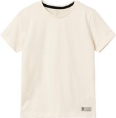Name it t-shirt jongens - beige - NKMzimaden - maat 122/128