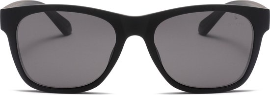 Flamengo® Eyewear Zonnebril Midnight Matte – rubber frame mat zwart - Sunglasses - Festival - Sport - Wintersport – Strand - Ski zonnebril - UV400 – Gepolariseerd - Geschikt voor dames/heren – Stijlvol Design - incl. brillenzakje