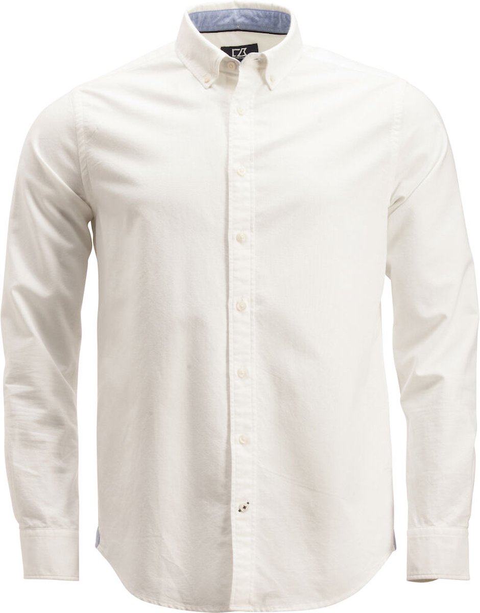 Cutter & Buck Belfair Oxford Shirt Heren 352400 - Wit - L