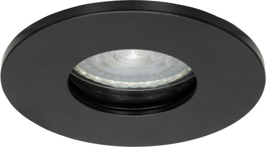 Ledmatters - Inbouwspot Zwart - Dimbaar - 4 watt - 350 Lumen - 4000 Kelvin - Koel wit licht - IP65 Badkamerverlichting