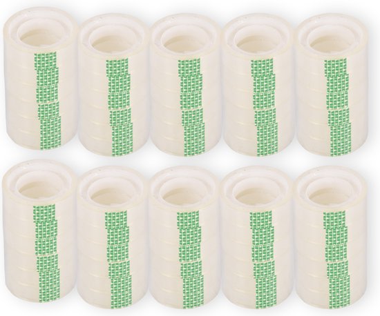 AIEX 500 Stück 8x3cm Transparente Selbstklebend Etikettenschutz Rollen