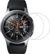 Samsung Galaxy Watch (46mm) - 2 stuks Beschermglas Smartwatch screenprotectors van glas Transparante glazen schermbeschermfolie