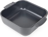 Appolia vierkante ovenschaal met handgrepen keramiek leisteen/grijs 6x21x21 cm inhoud: ca. 1 l 60220 Square baking pan