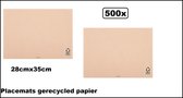 500x Placemats gerecycled papier - next generation - place mate diner restaurant eten placemate