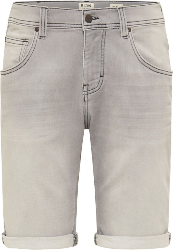 Mustang Heren Short Broeken CHICAGO regular/straight Fit Grijs Volwassenen