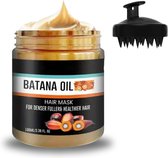 BeautyFit® - Batana Oil - Masker - Haargroei Olie - Alternatief Minoxidil - Incl. Ebook + Scalp Massager - Haar Vitamines - 100% Puur - Biologisch - Wonderolie