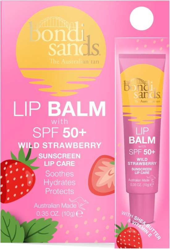 Bondi Sands - SPF 50+ Sunscreen Lip Balm Wild Strawberry - Bondi Sands