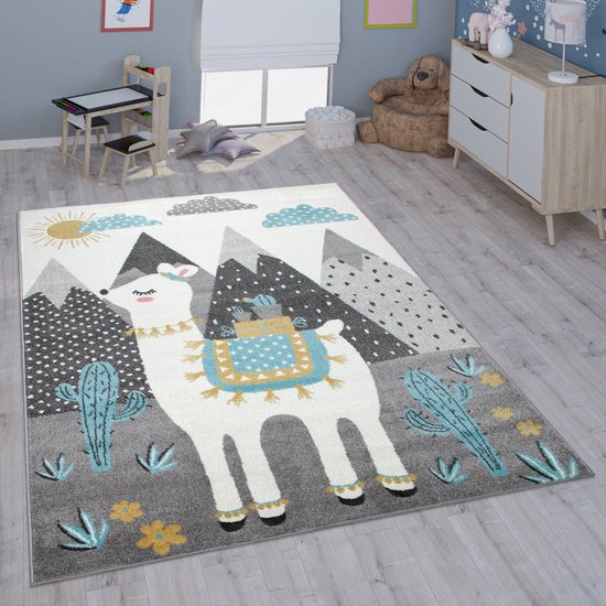 Paco Home Vloerkleed Kinderkamer, Speelvloerkleed Voor Kinderkamers