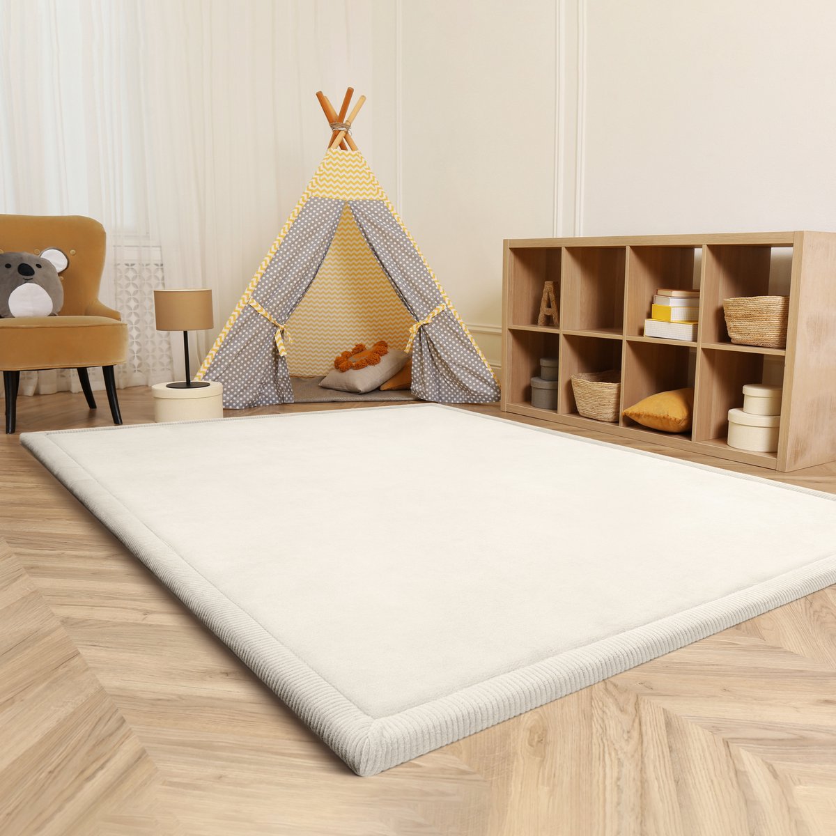 Paco Home Tapijt Voor Kinderen Vloerkleed Kinderkamer Zacht Antislip Modern 120x160 cm