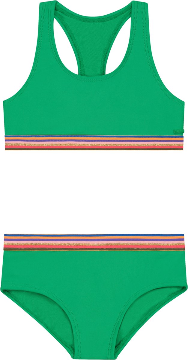 Shiwi Bikini set CHARLIE RACERBACK SET - HIPSTER - tropisch groen - 170/176