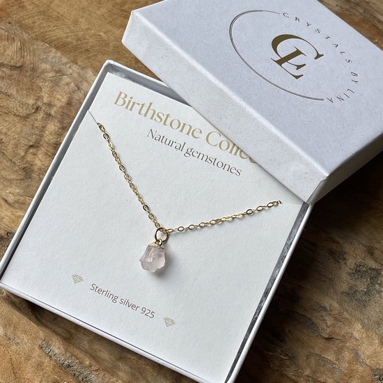 Pendentif En Argent 925 Avec Quartz Rose Et Kunzite - Fait Main, Neuf Sans Emballage