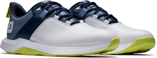 Chaussures de golf hommes Footjoy ProLite Wit Blauw marine 42.5