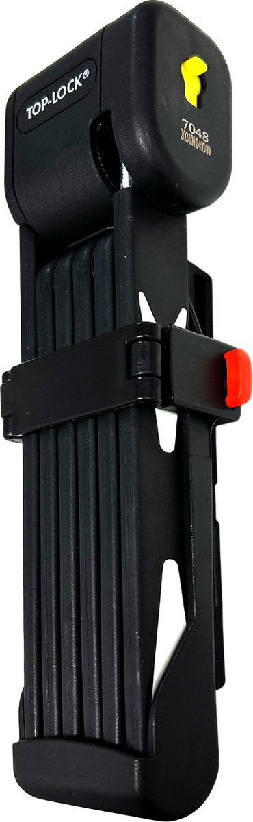TopLock Vouwslot - ART 2 Keurmerk - Fietsslot van Gehard Staal - Slot voor Electrische Fietsen en Fatbike - Met Houder - 95 cm — afbeelding 2