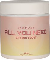 Cabau Lifestyle - Vitamin Booster - Sweet Lemon - 24 vitamines en mineralen - 300 gram - Perfecte aanvulling voor iedere dag - Makkelijk & snel