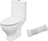 VBChome - Clean-on - Ensemble WC sans rebord de chasse d'eau - Hygiénique et facile d'entretien