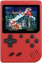 Retro - kids - handheld console - videogames - 400 spellen - 8-bit - kleuren LCD scherm - rood