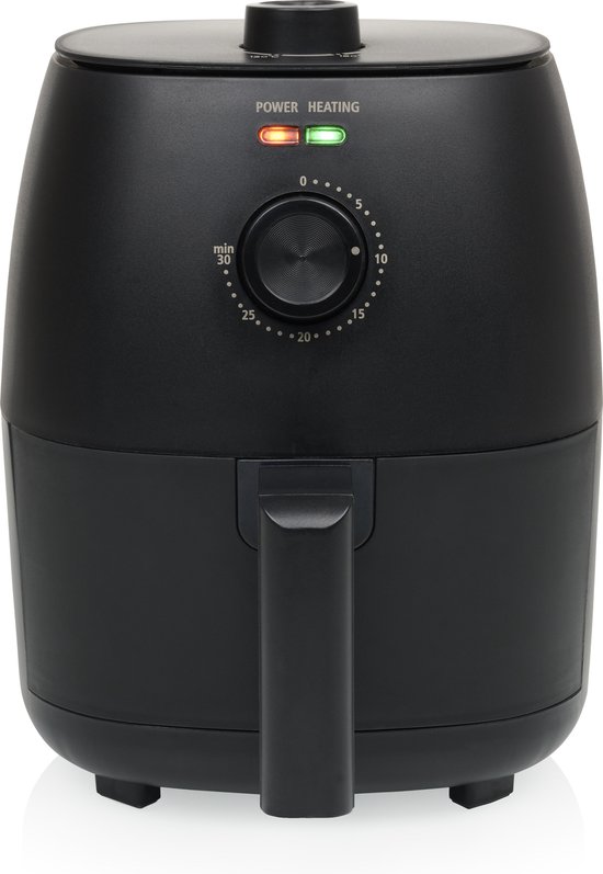 Foto: Airfryer tristar fr 9014 mini crispy fryer heteluchtfriteuse 2 liter compact zwart 1150 watt vetvrije kooktechnologie voor 1 2 personen