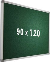 Prikbord Camira stof PRO Dwight - Aluminium frame - Eenvoudige montage - Punaises - Prikborden - 90x120cm