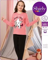 Meisjes Pyjama - Pyjamaset - Katoen - Star - Shirly 7771 _ 15-16 jaar
