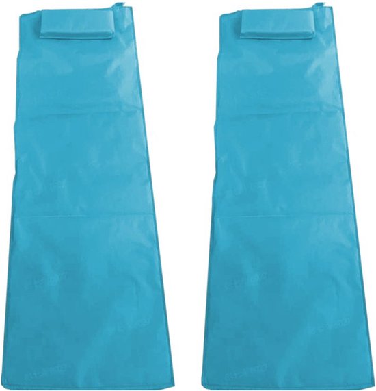 SONGMICS strandstoel met hoofdkussen, aluminium, draagbare vouwstoel, campingstoel, opvouwbaar