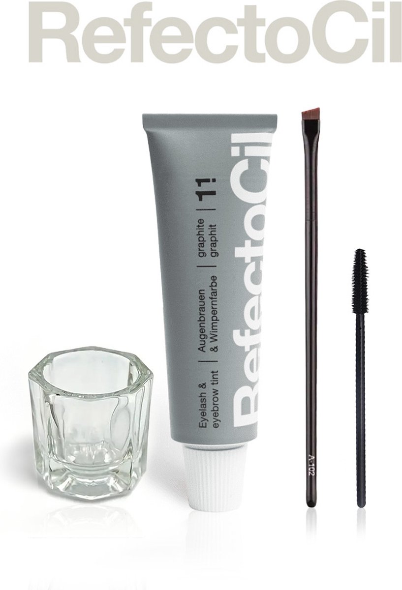 Goedkoopste Refectocil Wimper, Wenkbrauw & Baard Verf Kit Zonder Oxidant Nr 1.1 Grijs