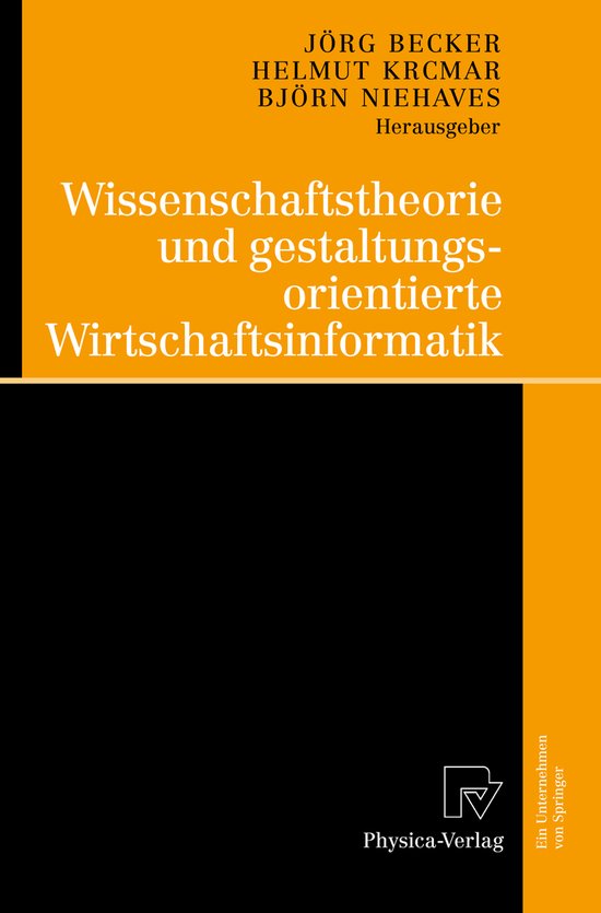 Wissenschaftstheorie und gestaltungsorientierte Wirtschaftsi ... - cover