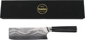 Sumisu Knives - Japans hakmes - Nakiri Black Collection - 100% Damascus staal - Geleverd in luxe geschenkdoos - Cadeau