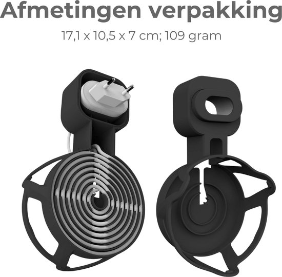 ALLGoods. Homepod Houder - Luxe Houder - Muurbeugel - voor een Betere Geluidservaring - Speaker Stand - Perfect Kabelbeheer - Zwart van ALLGoods — afbeelding 2