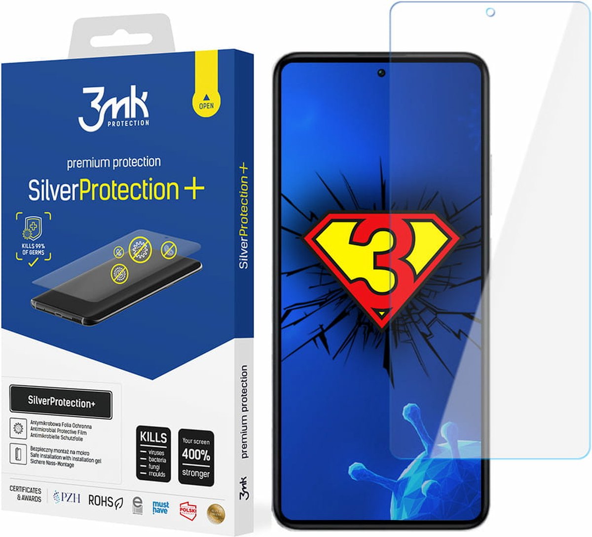 Xiaomi POCO X4 GT 5G - 3mk SilverProtection+