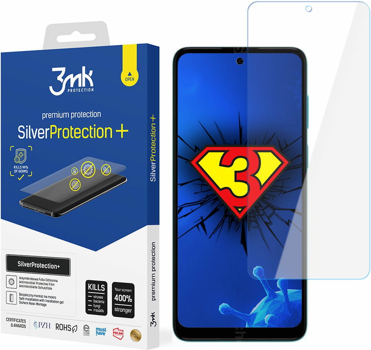 Motorola Moto E22s - 3mk SilverProtection+