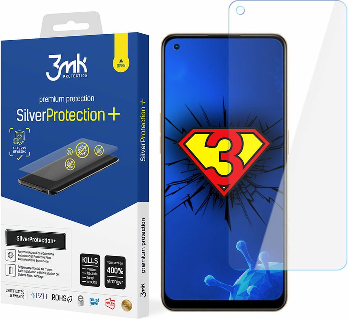 Oppo Reno 7 - 3mk SilverProtection+