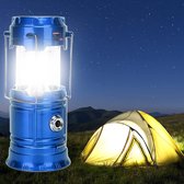 Solar LED Camping Lantaarn - Oplaadbaar - Lichtgewicht - Waterbestendig - Verstelbare Helderheid - Kampeerverlichting voor Buiten - Milieuvriendelijk