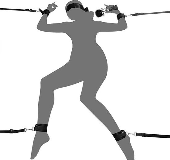 Quick Relief Bed Restraint™ - Bondage set Handboeien en enkelboeien bed - SM Bed Restraint Straps Handboeien - Bondage Sex