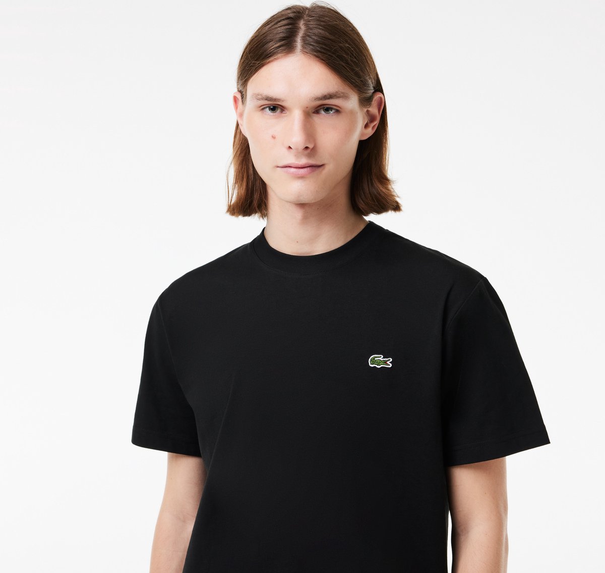 Regular Fit Short Sleeve Tee T-Shirts Zwart