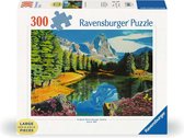 Ravensburger puzzel Rocky Mountain reflections - Legpuzzel - 300 stukjes extra groot