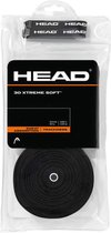 Head overgrip Xtreme Soft Tennis / Padel - Zwart- 30 stuks