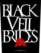 Black Veil Brides ; Logo & Rose ; Rugpatch