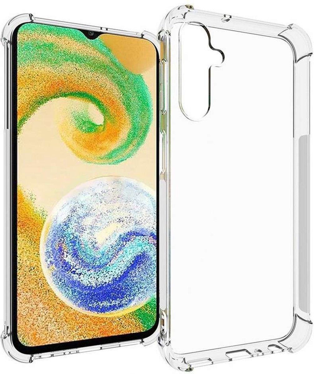 Shock proof Hoesje Geschikt voor: Samsung Galaxy A25 - Anti -Shock Silicone - Transparant