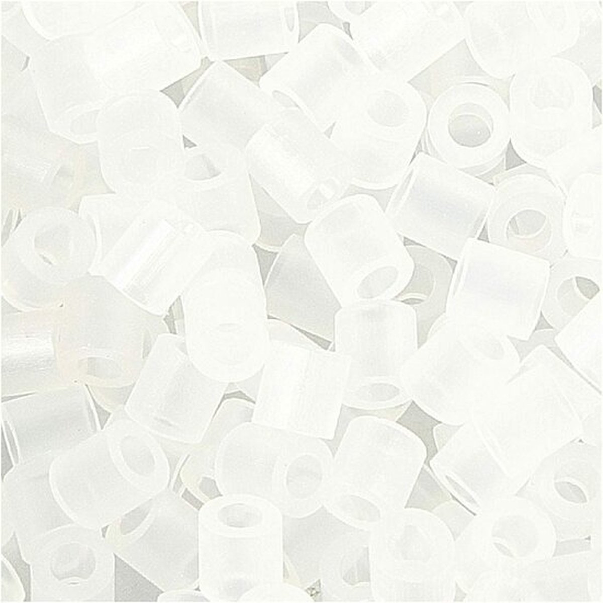 Strijkkralen Nabbi Kralen Voor Onderplaten En Sieraden Doorzichtig Transparant (32264) Medium Afm 5x5mm Gatgrootte 2 5 mm 6000 stuks