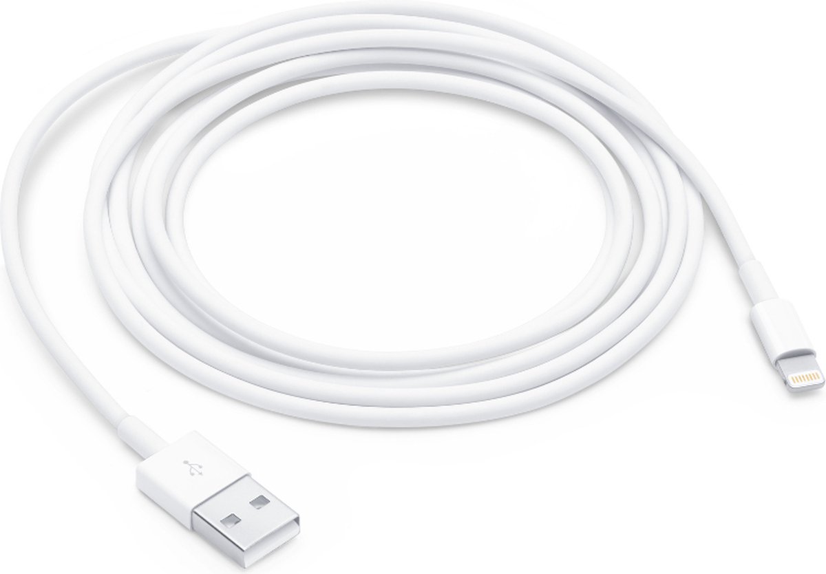 Originele SmartStuff oplaadkabel - Oplaadkabel geschikt voor iPhone / iPad - lightning naar USB kabel - Snelladen - 1M - Geschikt voor iPhone | iPad | Airpods - Gecertificeerd- - Oplaadkabel - Lader - Laadkabel